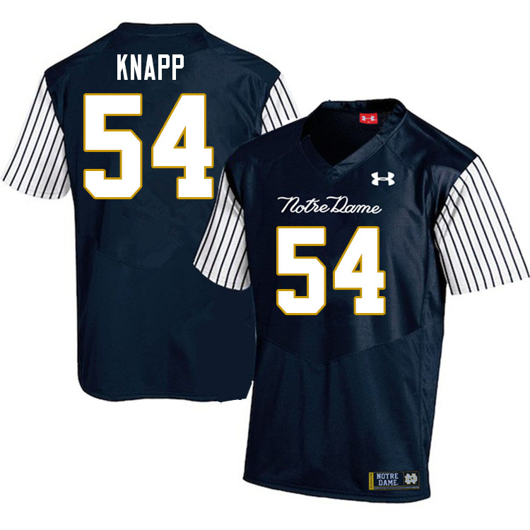 Men #54 Anthonie Knapp Notre Dame Fighting Irish College Football Jerseys Stitched-Alternate